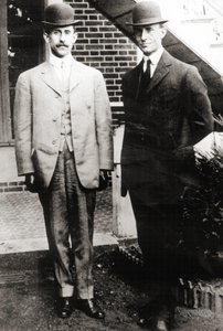 De gebroeders Wright, Orville en Wilbur Wright, 1909